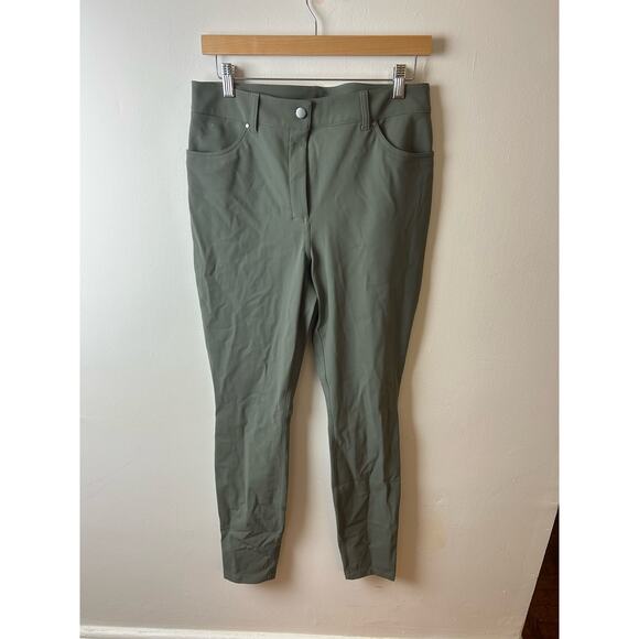 Lululemon‎ City Sleek Slim-Fit 5 Pocket High-Rise Pant Grey Sage Size 31 - Picture 5 of 7
